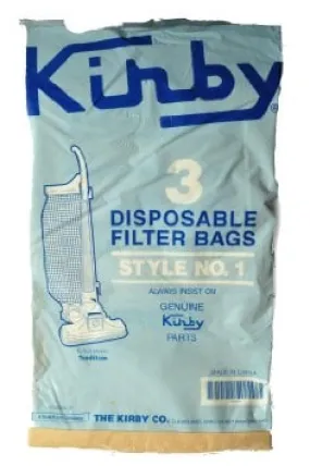 Kirby Style No.1 Vacuum Bags (3pk)