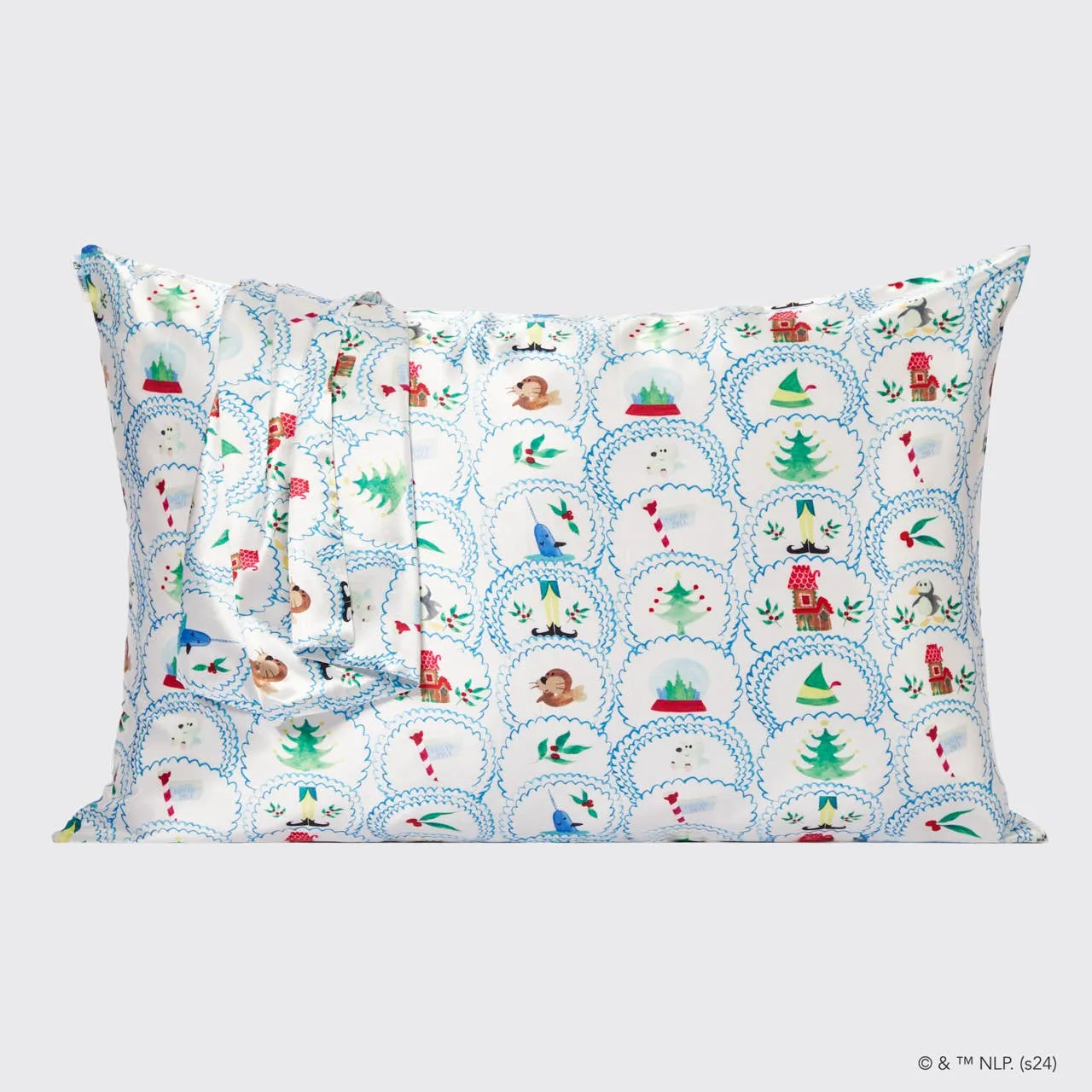 Kitsch x Elf Satin Pillowcase Standard - North Pole