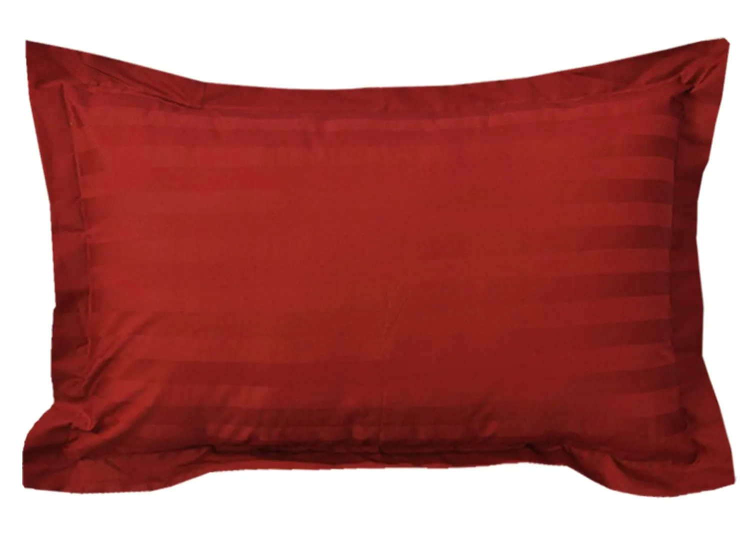 Kuber Industries Lining Design Breathable & Soft Cotton Pillow Cover/Protector/Case- 18x28 Inch, Set of 4 (Red)-HS43KUBMART26787, Standard