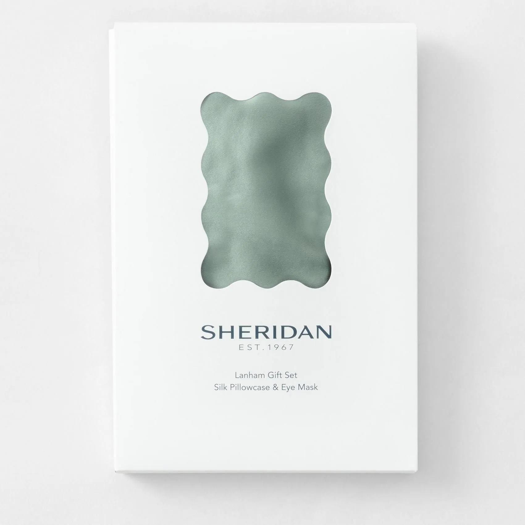 Lanham Silk Eye Mask & Pillowcase Gift Set AEGEAN by Sheridan