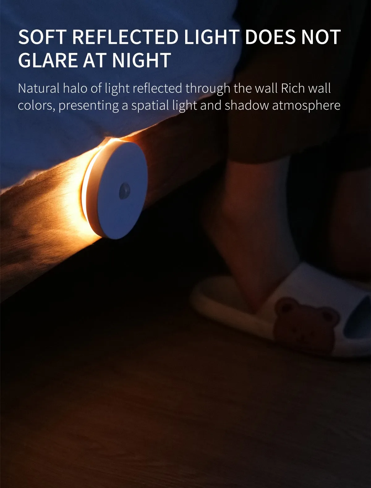 LED Wireless Rechargeable Motion Sensor Night Light