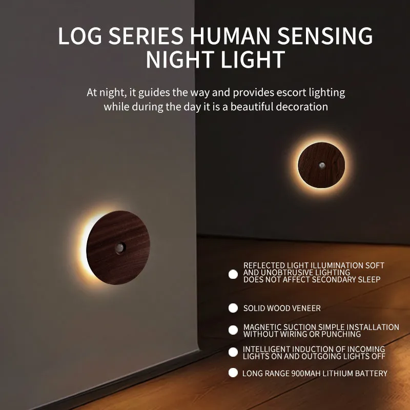 LED Wireless Rechargeable Motion Sensor Night Light