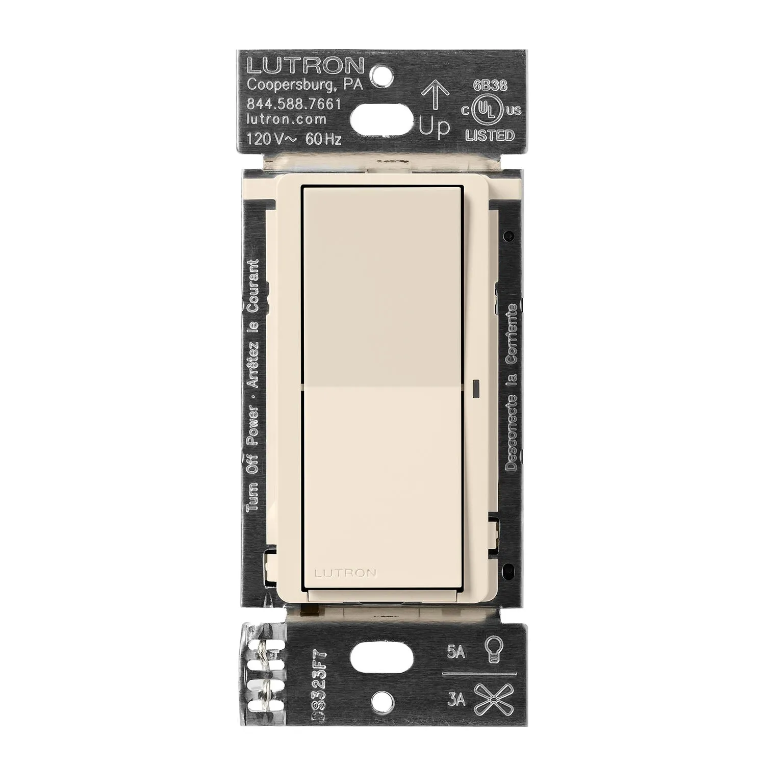 Lutron DVRF-5NS Caseta Claro Smart Switch, 5A, Neutral Required