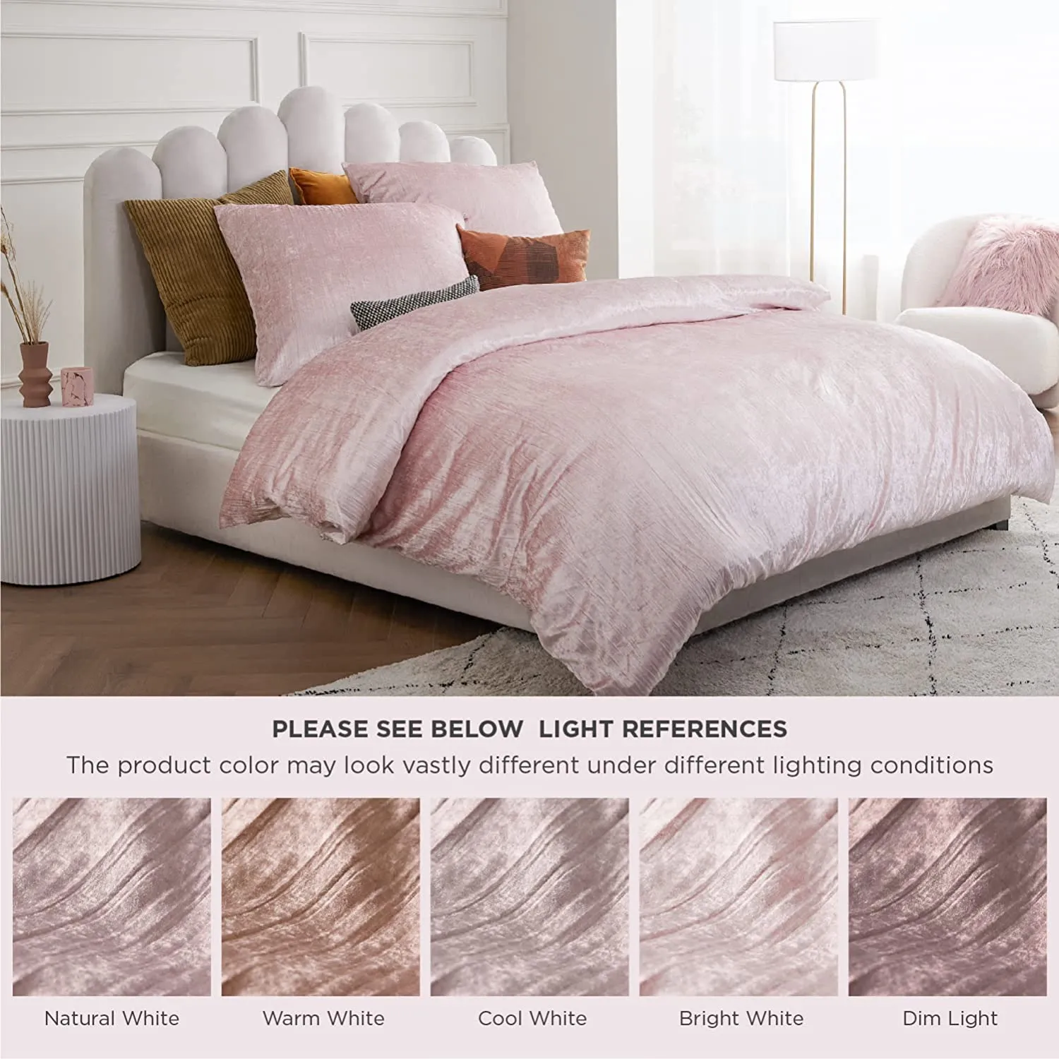 Luxurious, Glossy Queen Duvet Cover Set