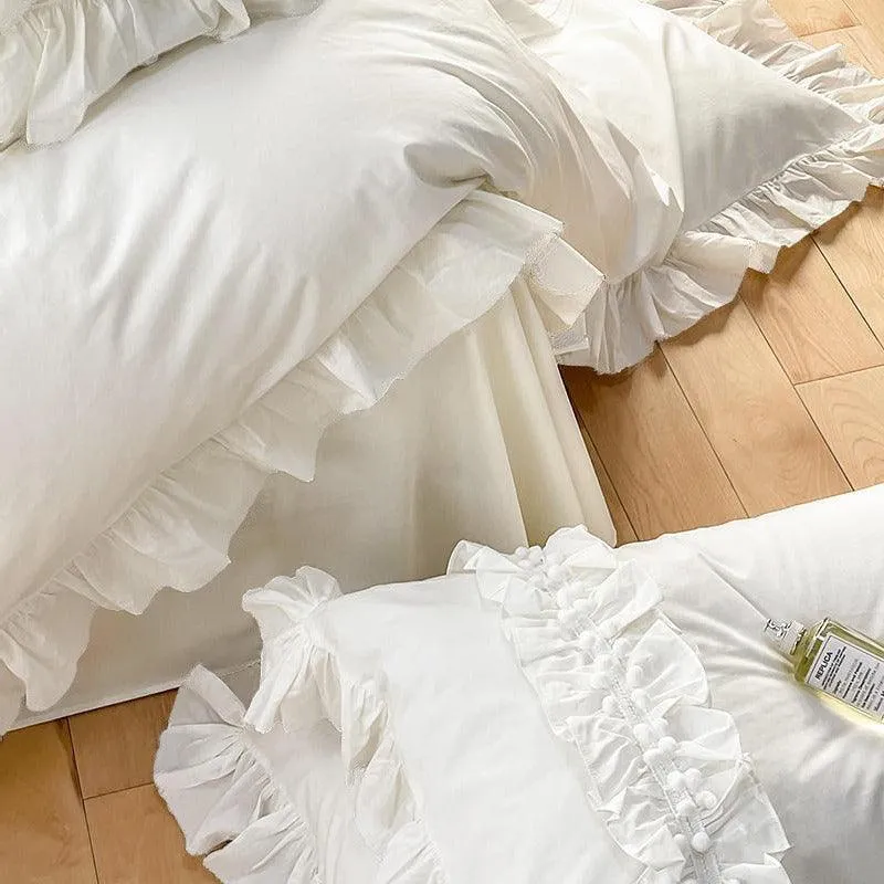 Luxury Cotton Lace Duvet Set