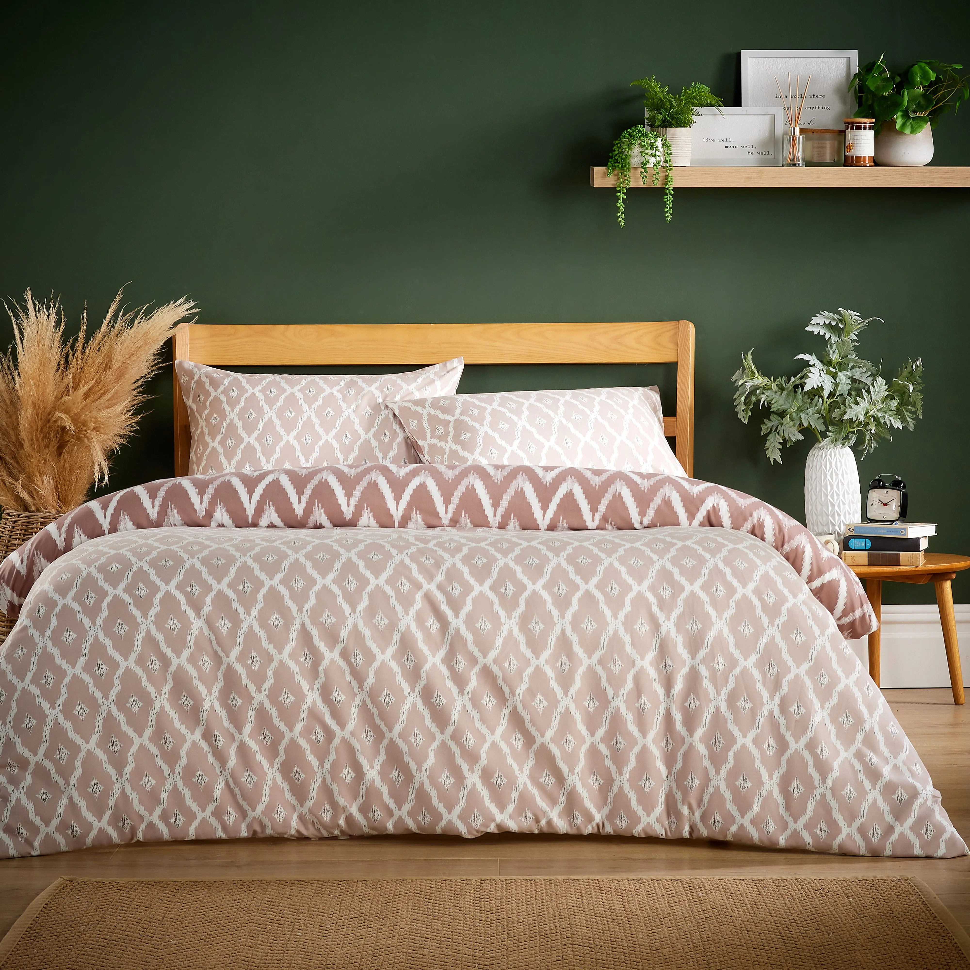 Madiera Natural Super Soft Flannel Duvet Cover Set with Pillowcases Warm & Cosy Quilt Bedding in Multiple Sizes Available by OLIVIA ROCCO