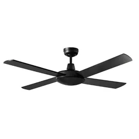 Martec Lifestyle 1320mm 4 Blade Ceiling Fan Matt Black