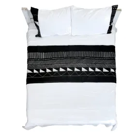 Matika Black Duvet Cover Set