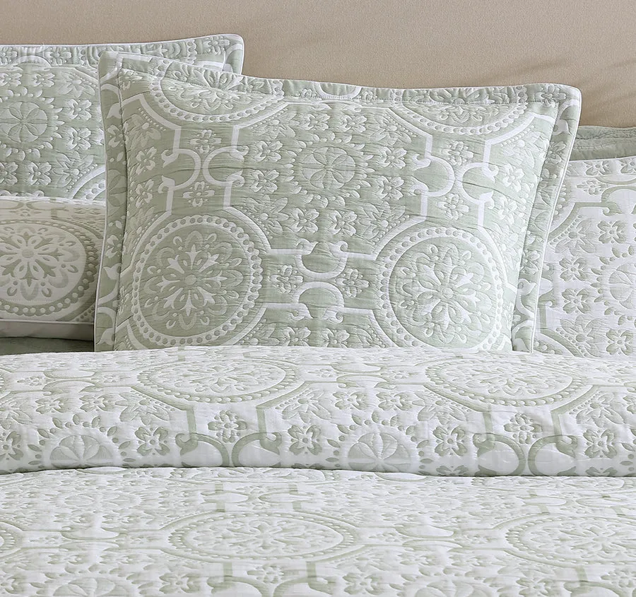 Mayfair European Pillowcase Sage