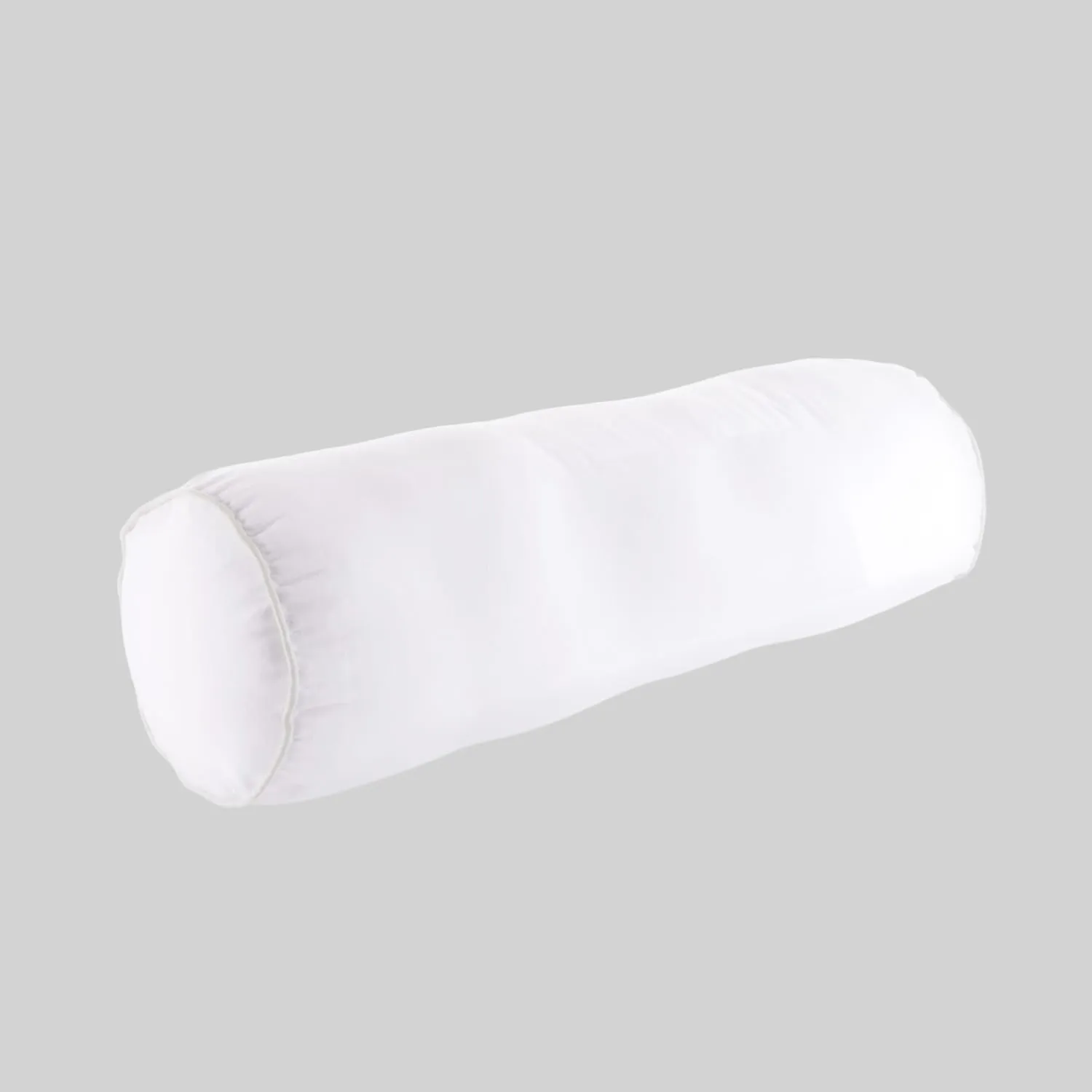 Memory Foam Cylindrical Pillow |Baby Memory Foam Side Pillow - White