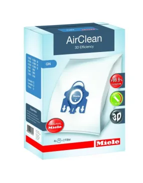 Miele AirClean 3D Efficiency Dustbags Type GN - 4 Pack