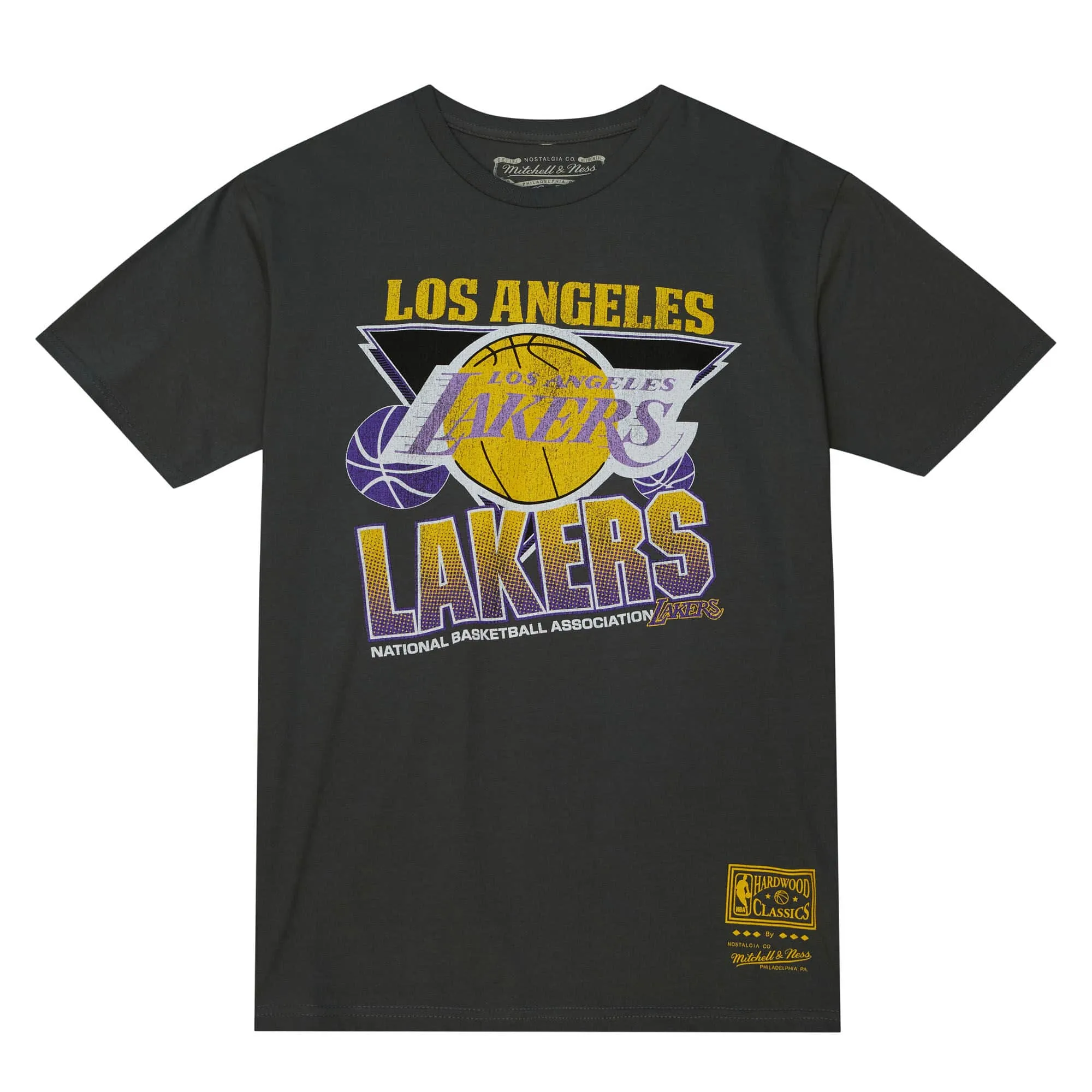 Mitchell & Ness Vintage Kid's Cracked Tee Los Angeles Lakers