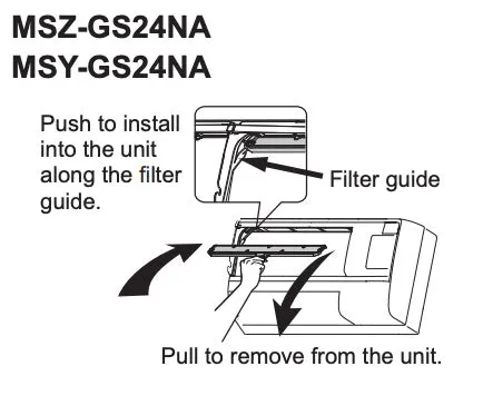 Mitsubishi Microparticle Catching Mini Split Upgrade Filter (Large) - 2 Pack