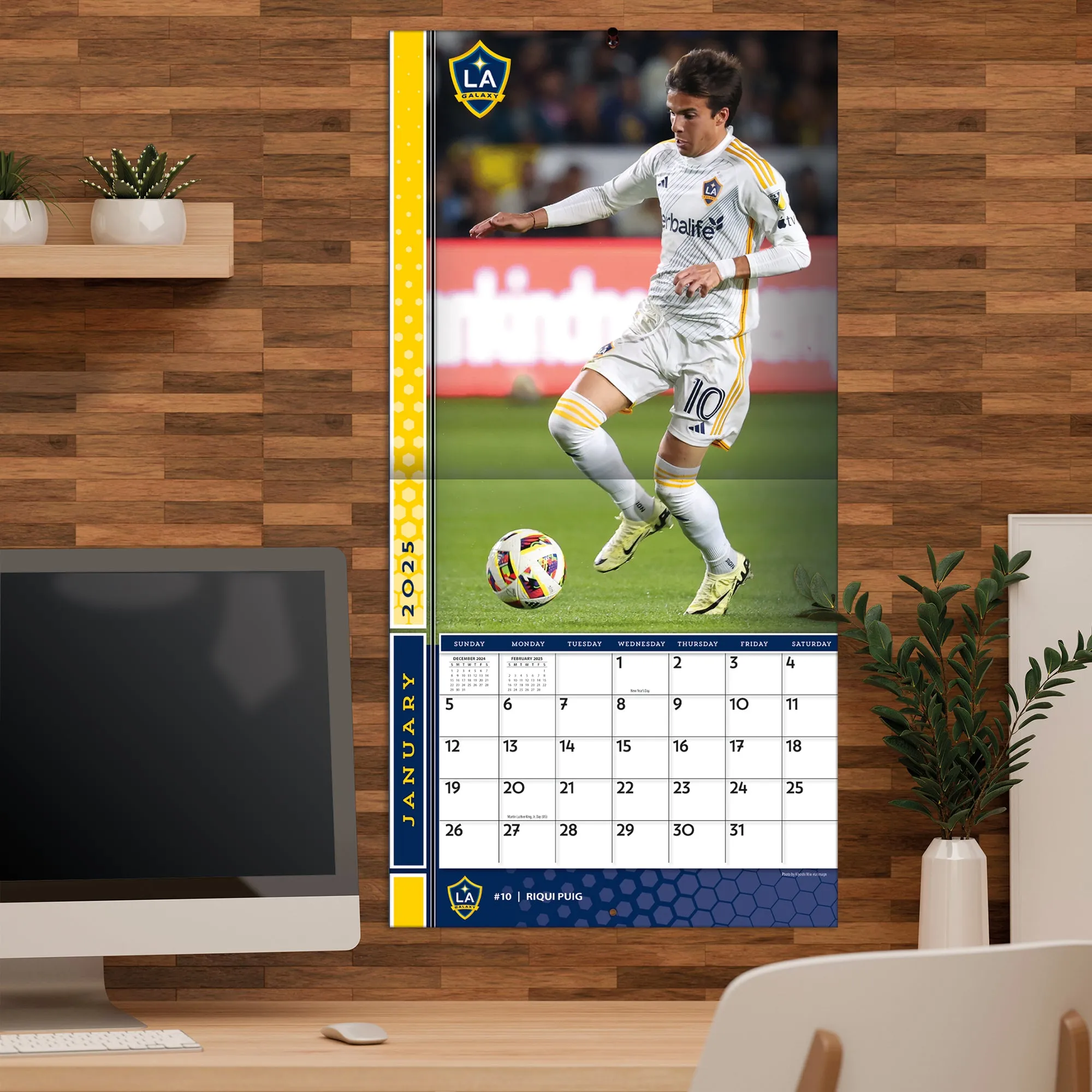 MLS LA Galaxy Wall 2025 Calendar - Online Exclusive