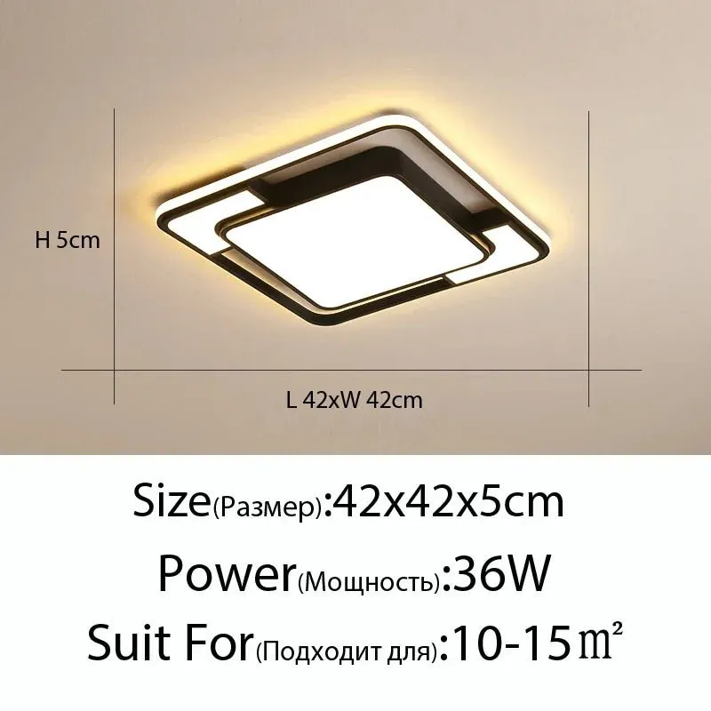 Modern LED Square Ceiling Lamp