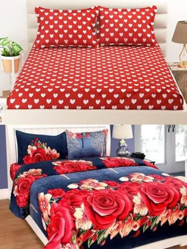 Multicolor Bedsheets Combo