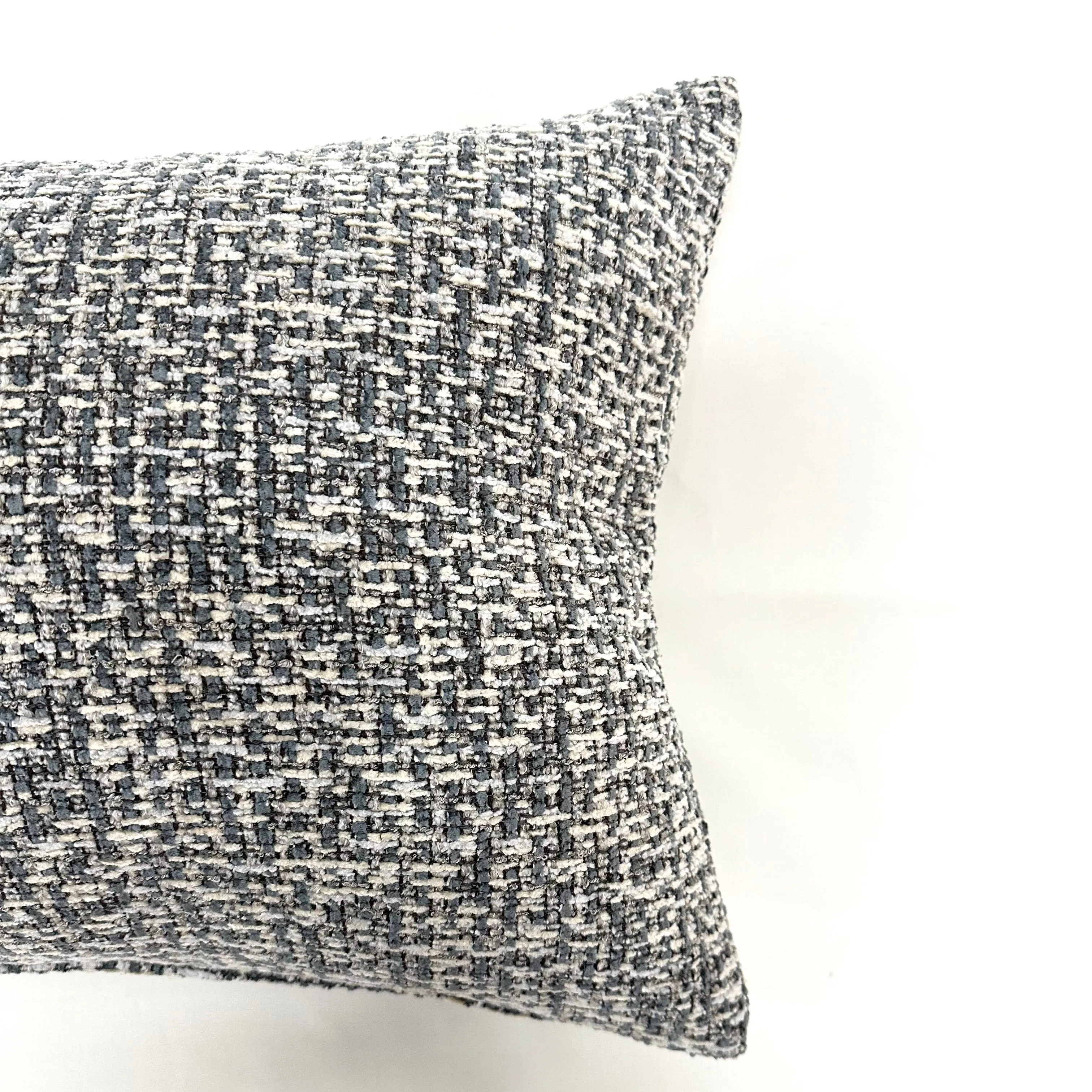 Multicolor Contemporary Boucle Lumbar Pillow Cover 15x26