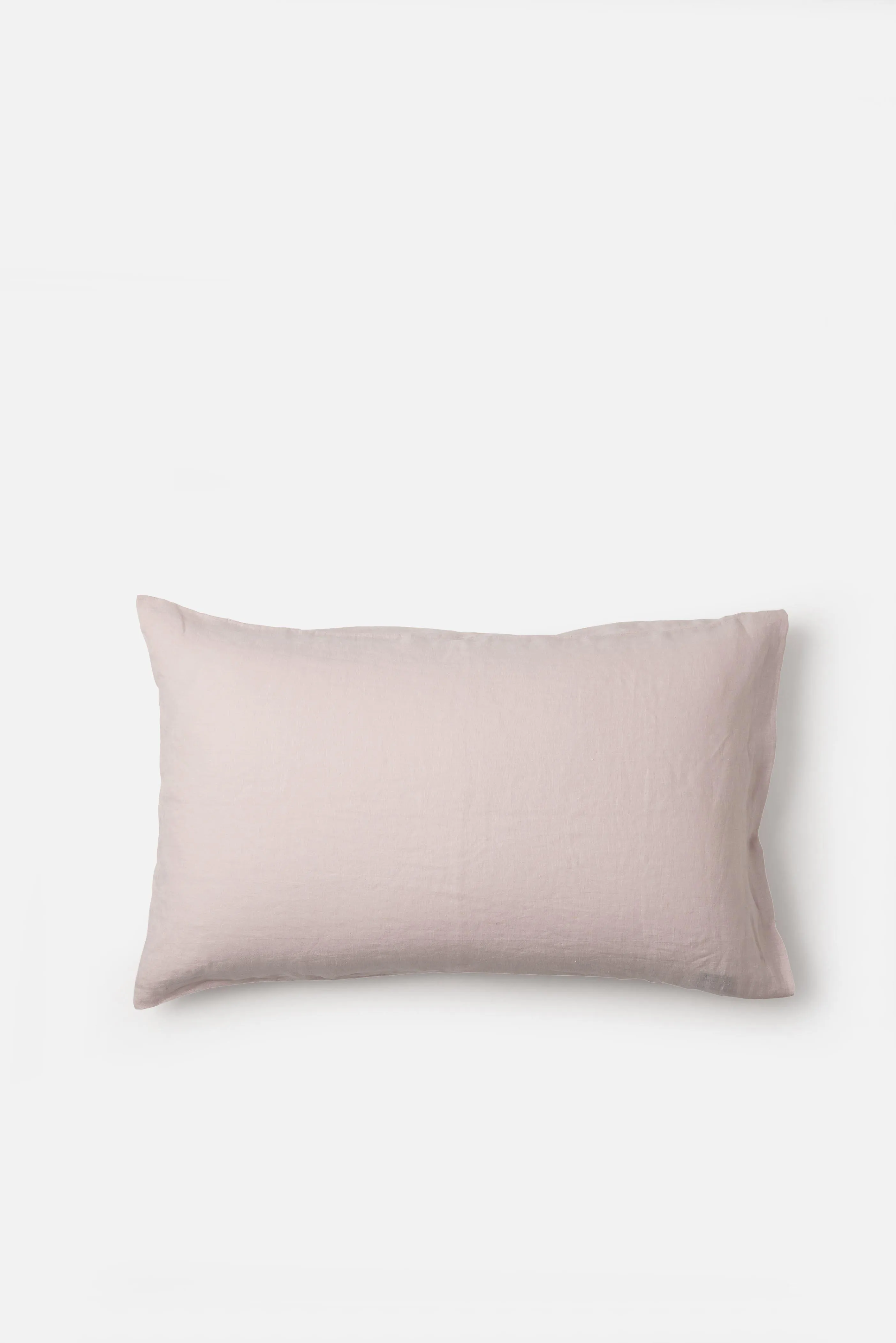 Mushroom linen pillowcase pair