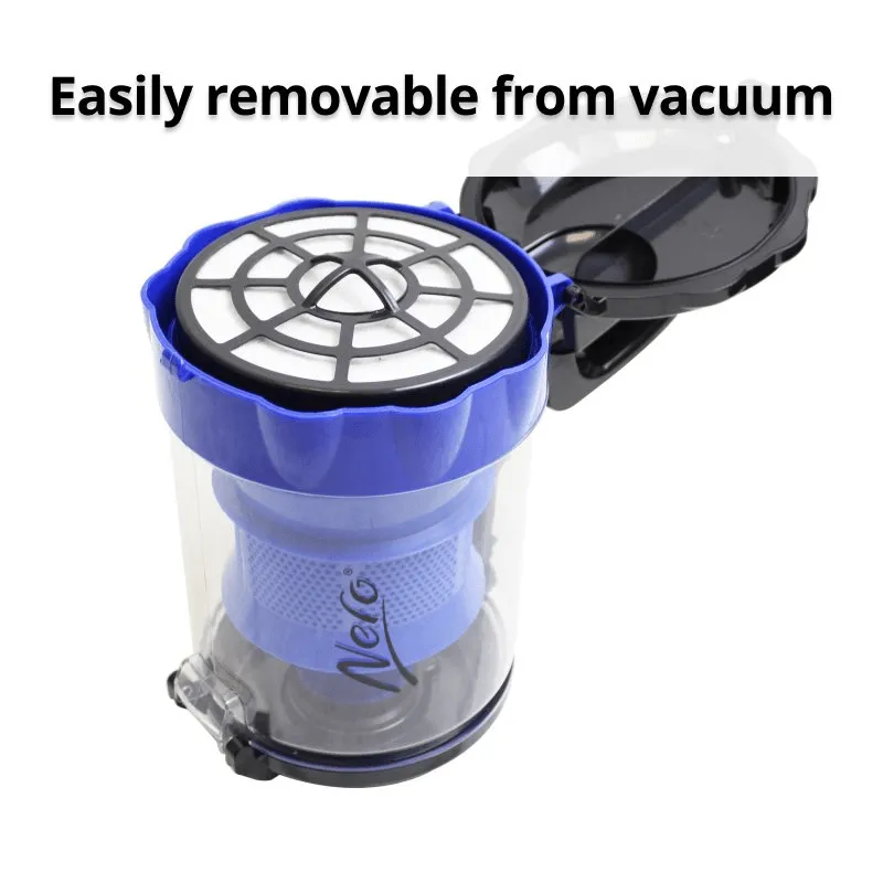 Nero Bagless Cyclonic Vacuum Cleaner 1.8L Blue Telescopic