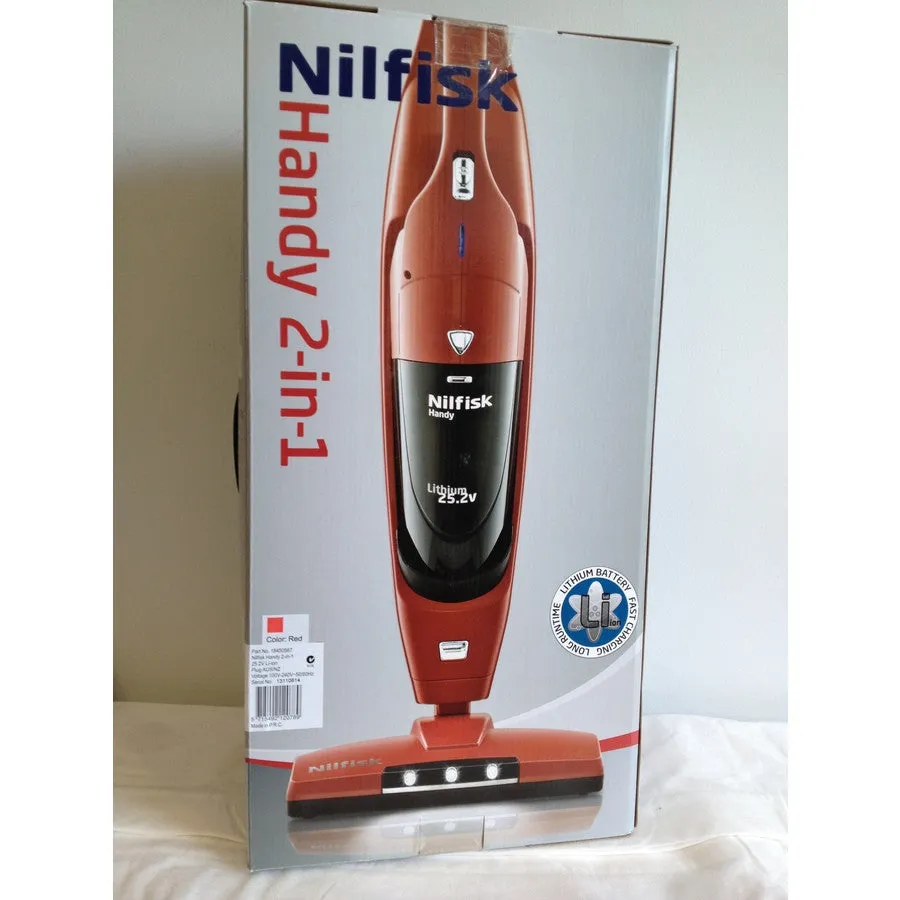 Nilfisk Handy 2-IN-1 25.2 Volt Li Ion Stick Vac With Dustvac DISCONTINUED