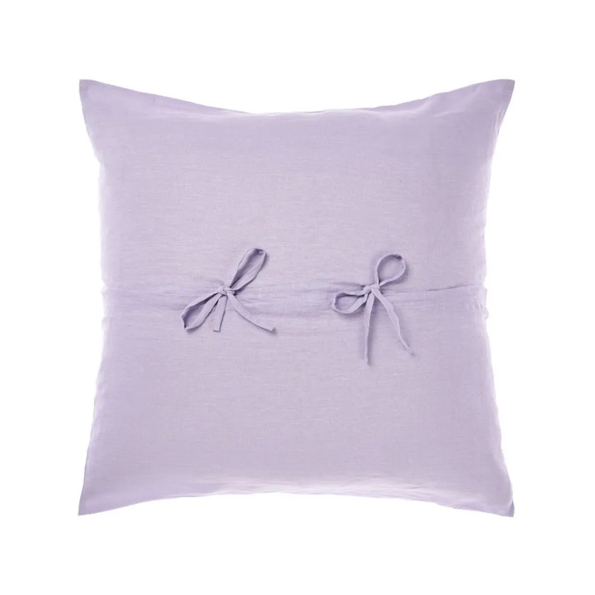 Nimes Lilac Linen European Pillowcase by Linen House