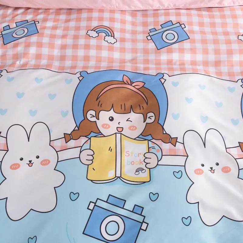 Notebook Girl Bedding Set