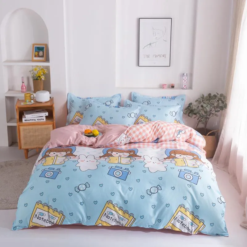 Notebook Girl Bedding Set