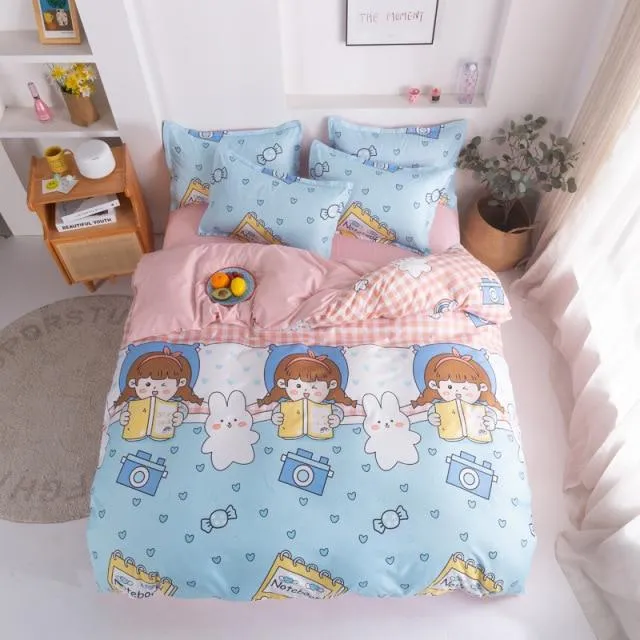 Notebook Girl Bedding Set