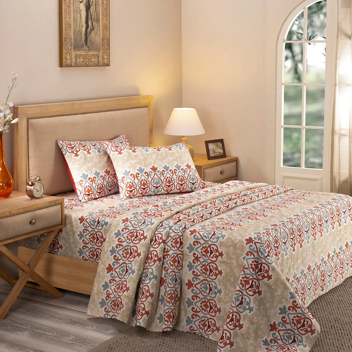 Nouveau Tradition Kaleen Global Bed Sheet