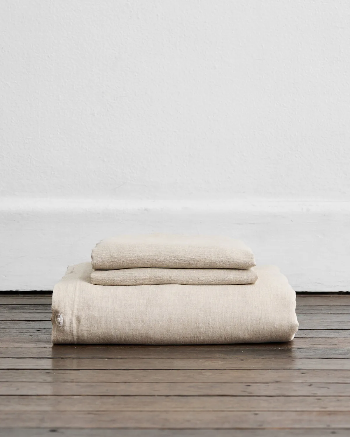 Oatmeal 100% French Flax Linen Duvet Cover Set