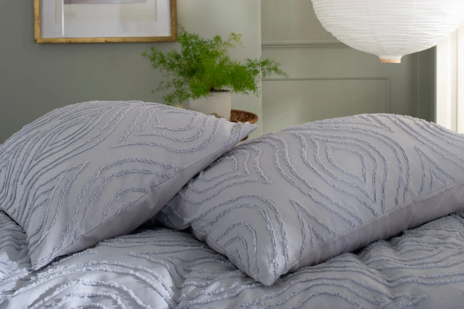 Ogee Textured Easy Care Duvet Bedlinen