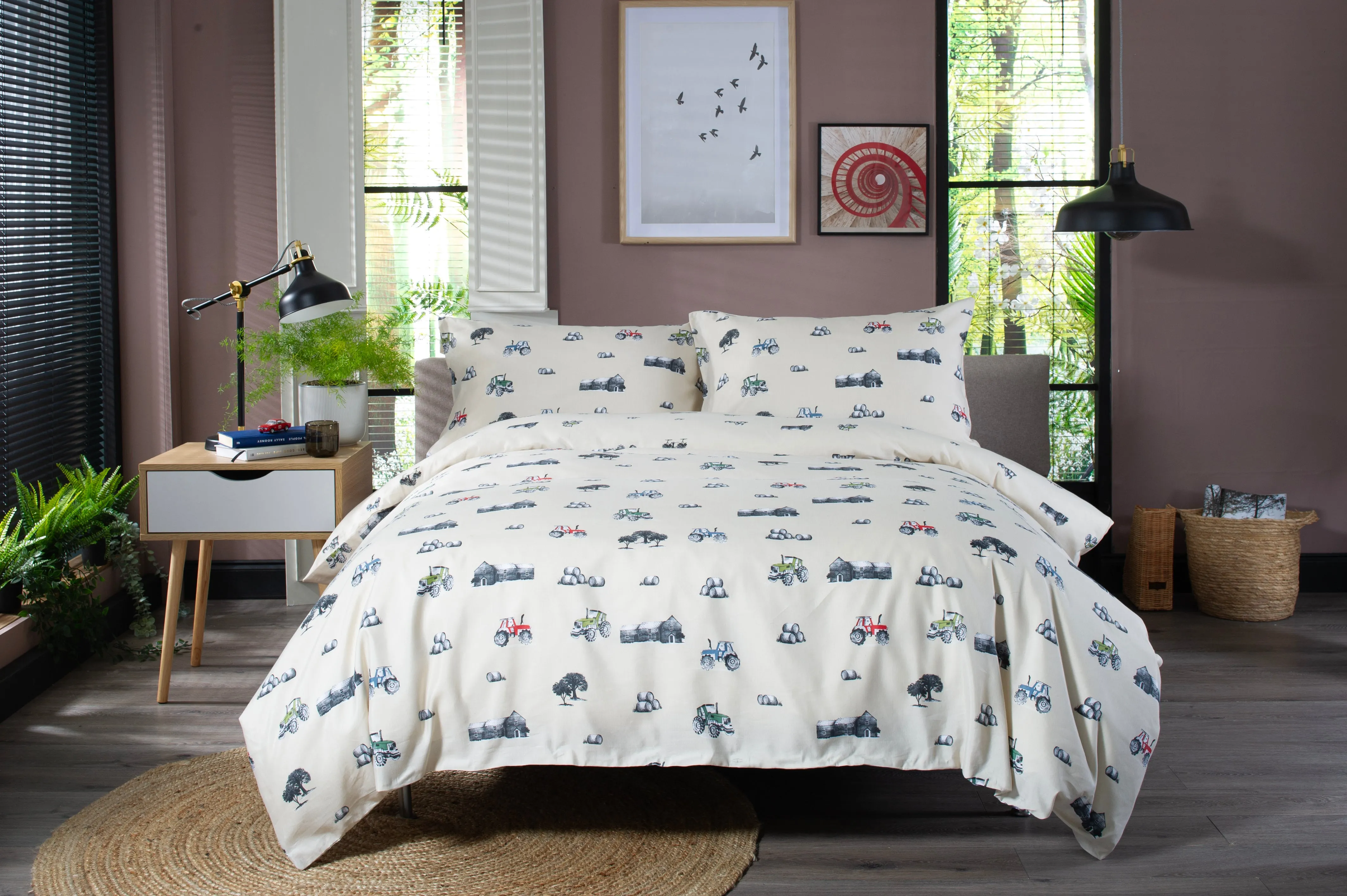 On the Land 200 Count Cotton Rich Bedlinen Duvet Set