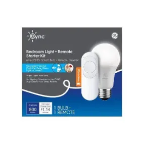 Open Box - GE Cync Reveal A19 Light Bulb with Remote White