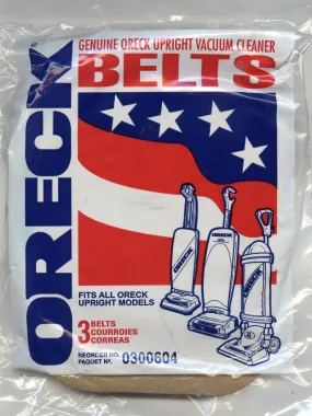 Oreck XL Genuine Upright Vacuum Replacement Belts