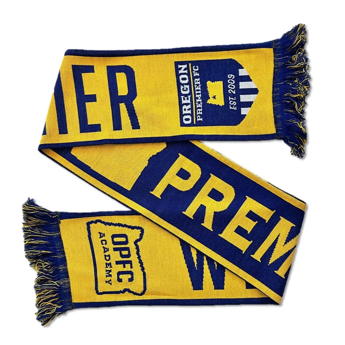 Oregon Premier FC Fan Scarf [Gold]