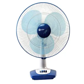 Orient Desk 26 High Speed Table Fan Azure Blue-White 400mm