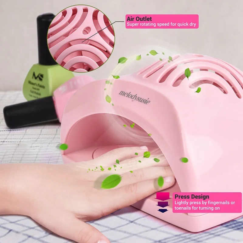 P-Art-Fan Mini Fan Nail Lamp