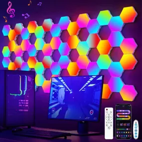 Pack Hexagon Lights Wall RGB Panel