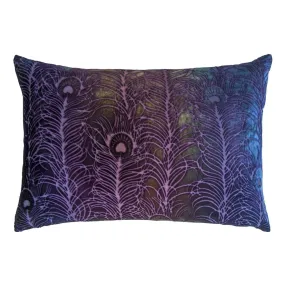 Peacock Feather Pillow by Kevin O'Brien Studio