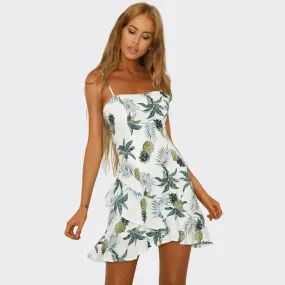 Pineapple Print Dress