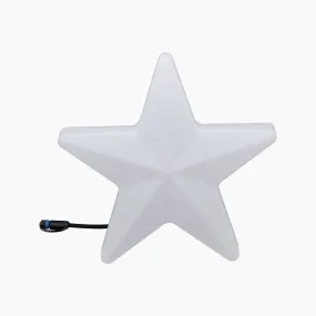 Plug & Shine Outdoor Star 2.8W LED Floor Lamp with Ground Spike in White