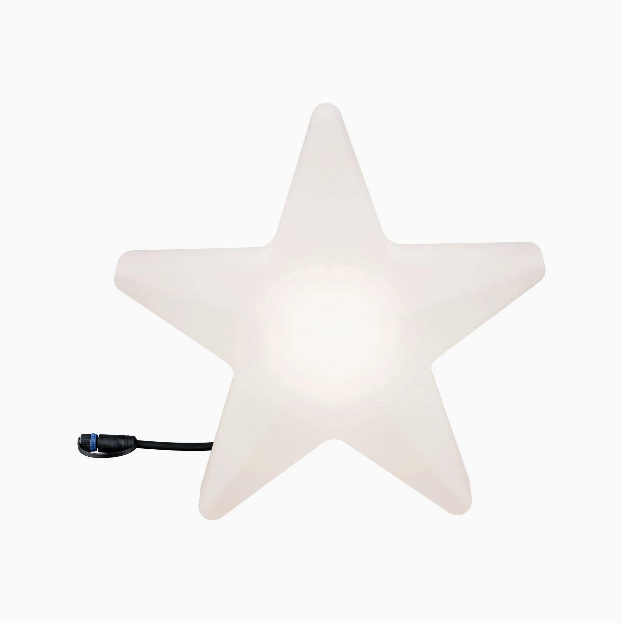 Plug & Shine Outdoor Star 2.8W LED Floor Lamp with Ground Spike in White