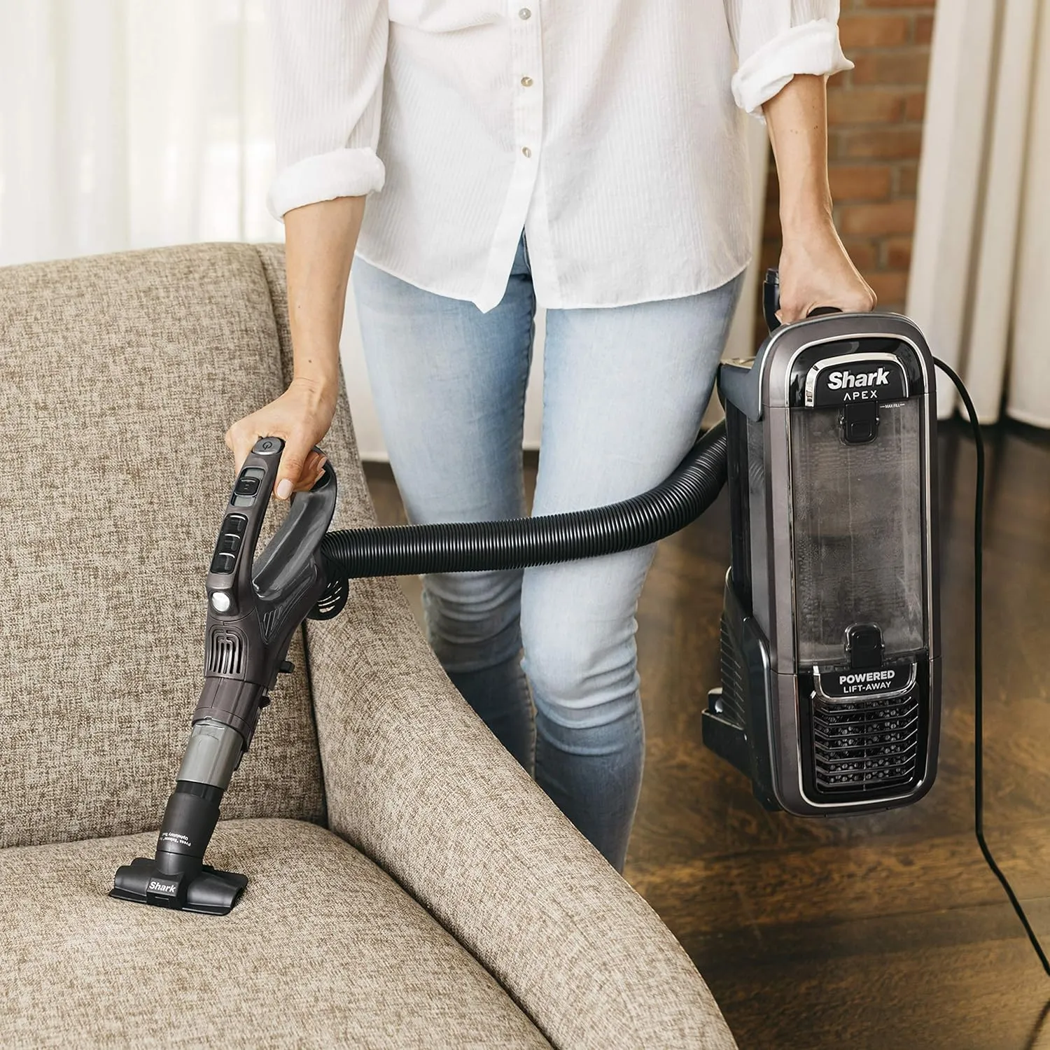 Powered Lift-Away Vacuum with Self-Cleaning Brushroll – Includes Tools for Deep Cleaning