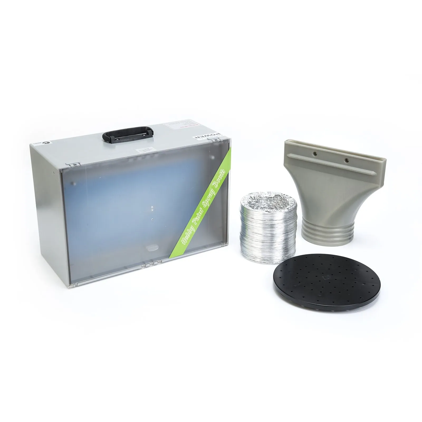 Powerful Portable Air Brush Spray Booth with LED and Exhaust – Dynamic Power