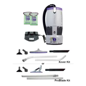 ProTeam® GoFree® Flex Pro Battery Powered Backpack Vacuum w/ Choice of Tool Kit