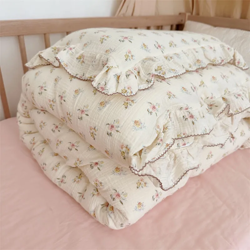 Queen Size Cotton Muslin Duvet Cover