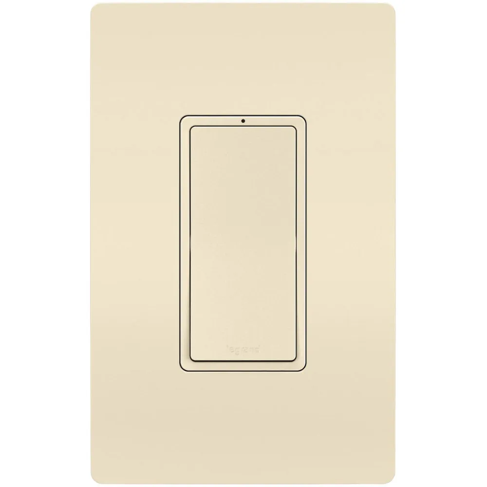 radiant 3-Way/Multi-Location Rocker Smart Light Switch with Netatmo, Light Almond