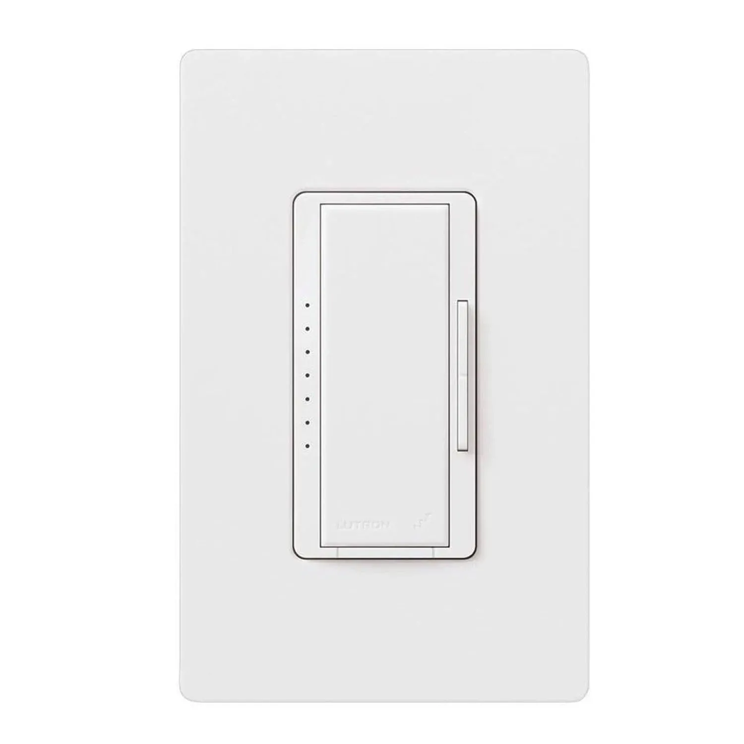 RadioRA 2 Maestro Smart Dimmer Switch, 600W MLV, Single Pole/Multi-Location, Neutral Required, White