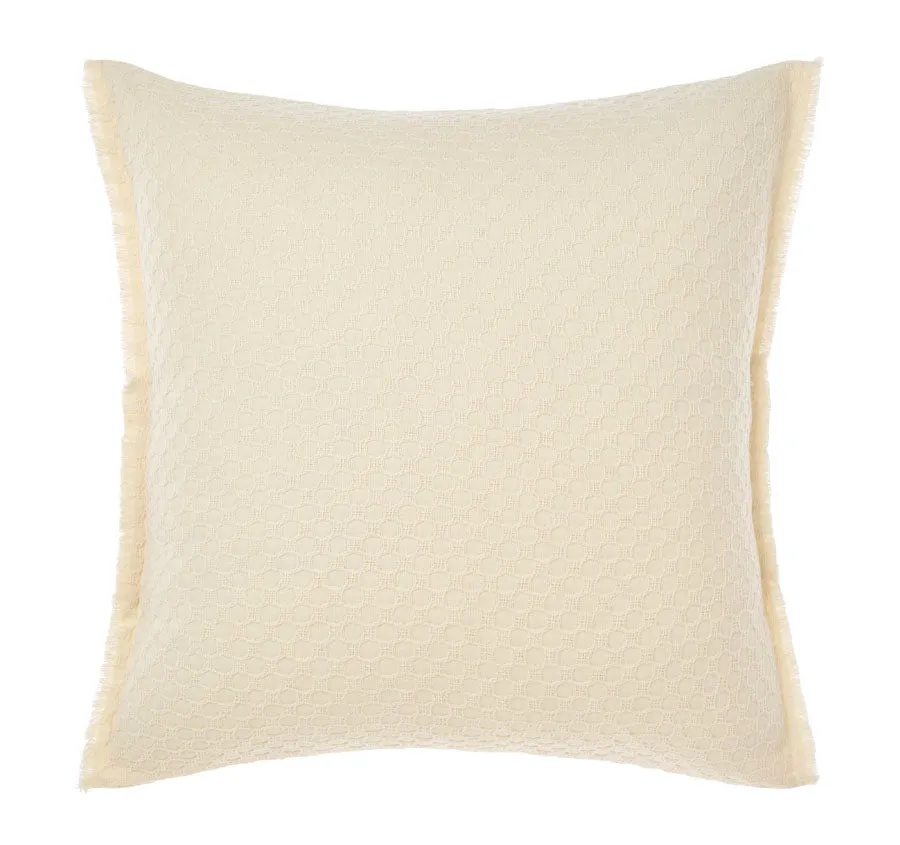 Raquelle European Pillowcase Vanilla