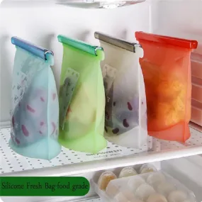 Reusable Vacuum Silicone Food Bag - 1000ml